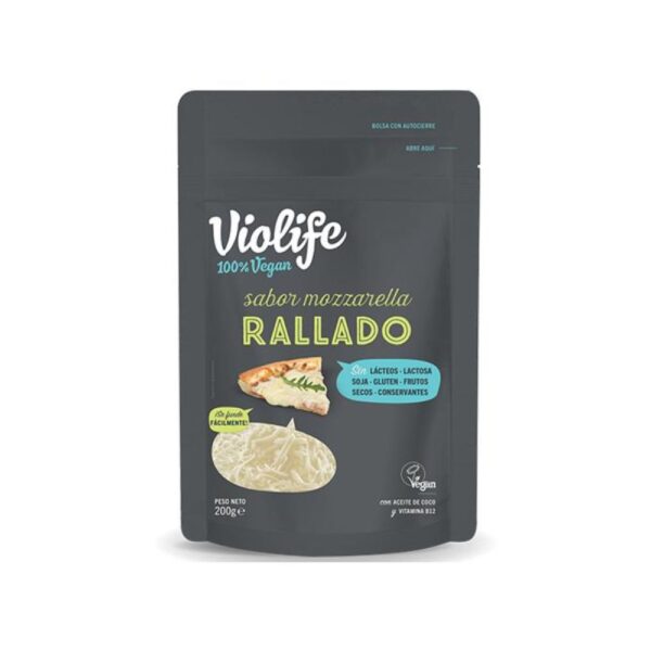 Queso Rallado Mozzarela 200Gr Violife