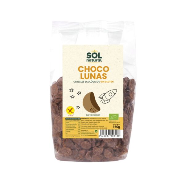 Choco Lunas S/G 160Gr Sol Natural