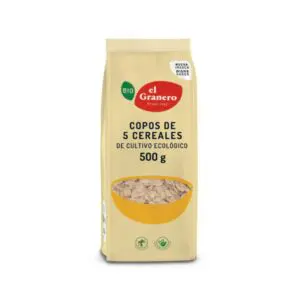 Copos 5 Cereales Bio 500Gr El Granero