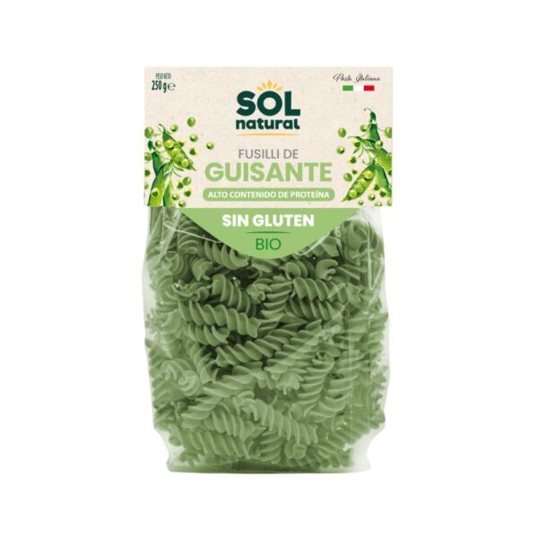 Fusilli Guisante 250Gr Sol Natural