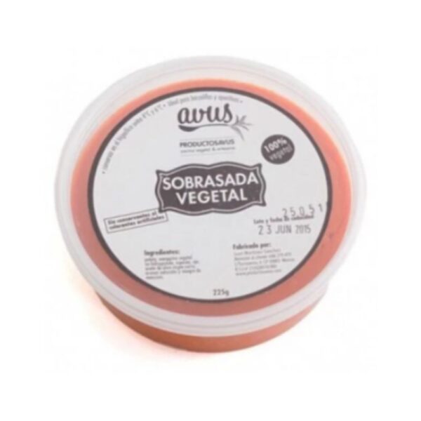 Sobrasada Vegetal 225Gr Avus