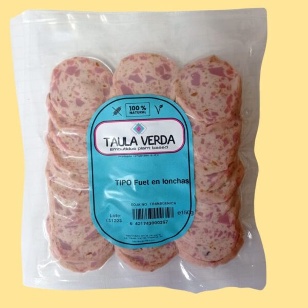 Fuet Vegano Lonchas 150gr La Taula Verda