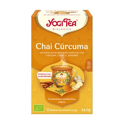 Yogi Tea Chai Cúrcuma 17 bolsitas