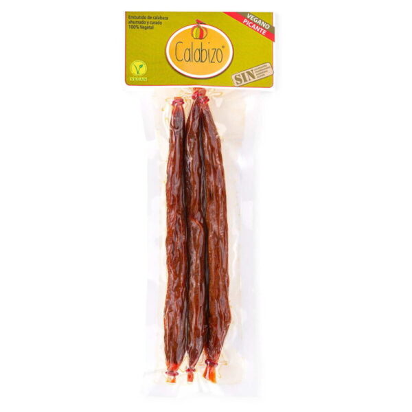 Chorizo vegano picante 3 unidades Calabizo