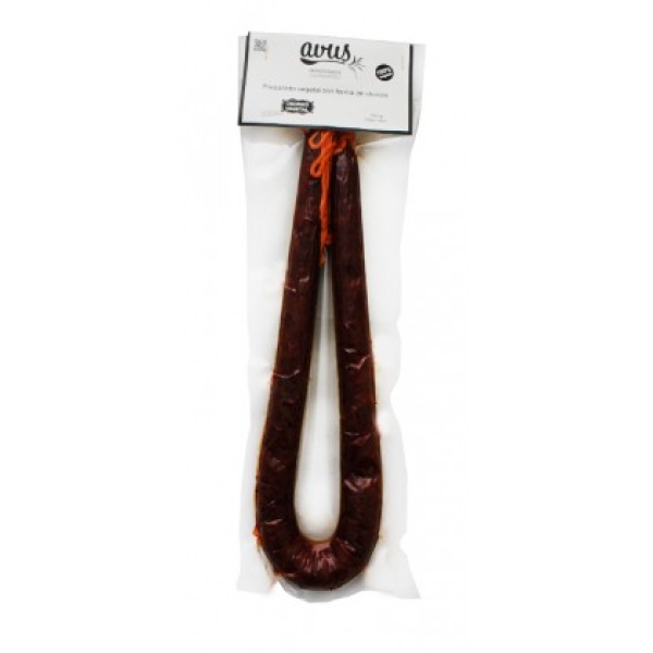 Chorizo ahumado vegetal 330gr. Avus