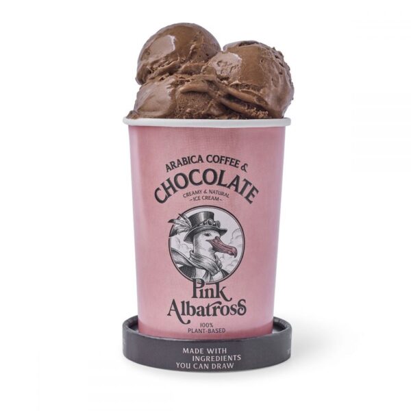 Tarrina helado doble chocolate 450ml. The Pink Albatross