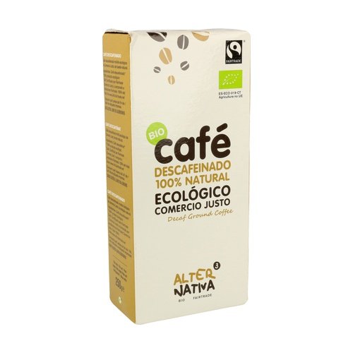 Café descafeinado 100% natural ecológico Comercio Justo 250gr. s/g Alternativa 3