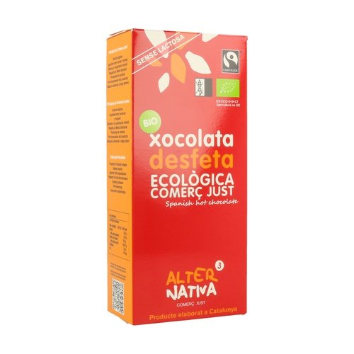 Chocolate familiar a la taza ecológico Comercio Justo 350gr Alternativa 3