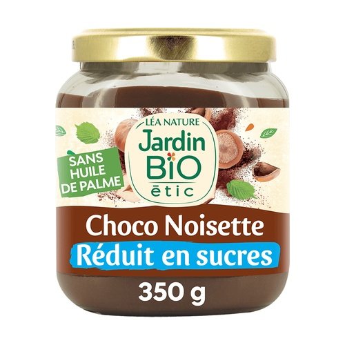 Crema de chocolate con avellanas s/g 350gr. Jardín BIO