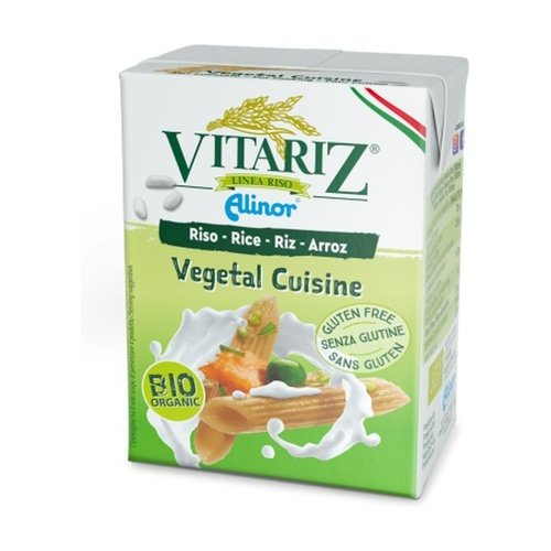 Crema vegetal de arroz para cocinar BIO s/g 200ml Vitariz