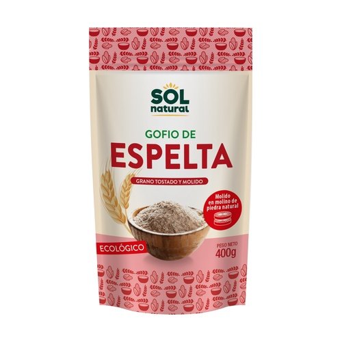 Gofio de espelta ecológico 400gr. Sol Natural