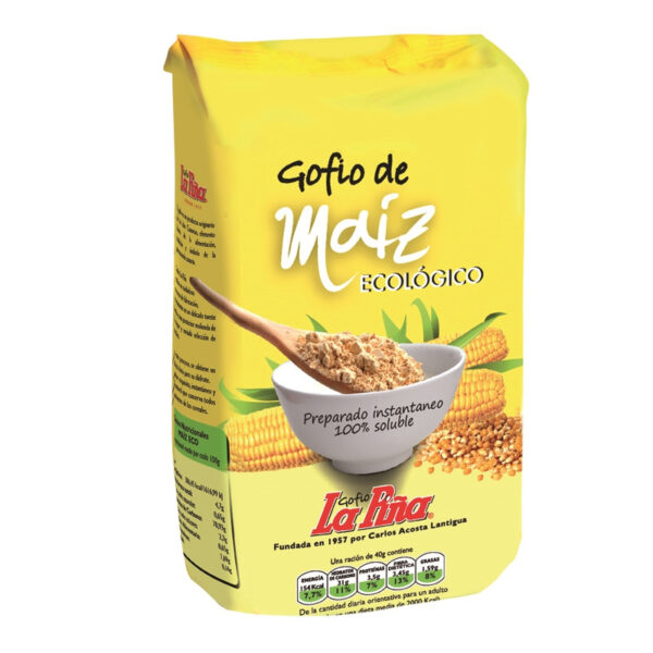 Gofio de maíz ecológico 500gr. La Piña