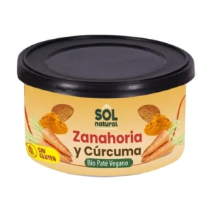 Paté Zanahoria Y Cúrcuma 125gr Sol Natural