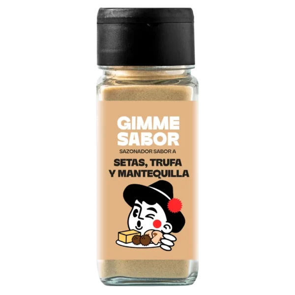 Sazonador sabor trufa, setas y mantequilla 55gr. Guimarana