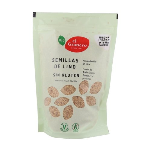 Semillas De Lino Bio 500gr El Granero