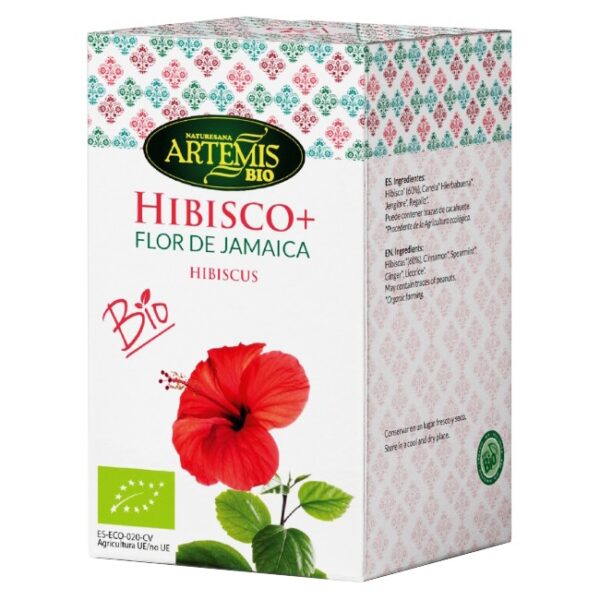 Infusión de Hibisco+Flor de Jamaica BIO 20 bolsitas Artemis