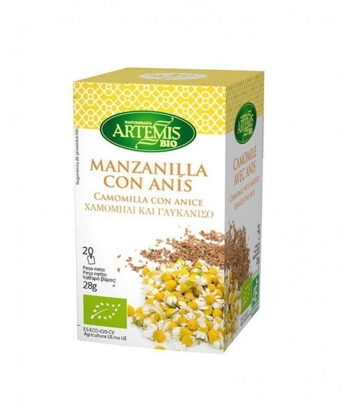 Infusión de Manzanilla con Anís BIO 20 bolsitas Artemis