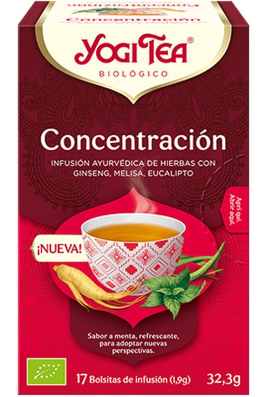 Yogi Tea Concentración BIO 17 bolsitas