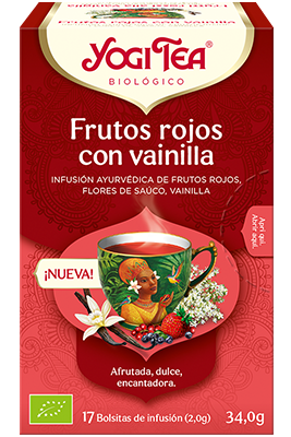 Yogi Tea Frutos Rojos con Vainilla 17 bolsitas