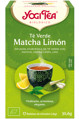 Yogi Tea Te Verde Matcha Limón BIO 17 bolsitas