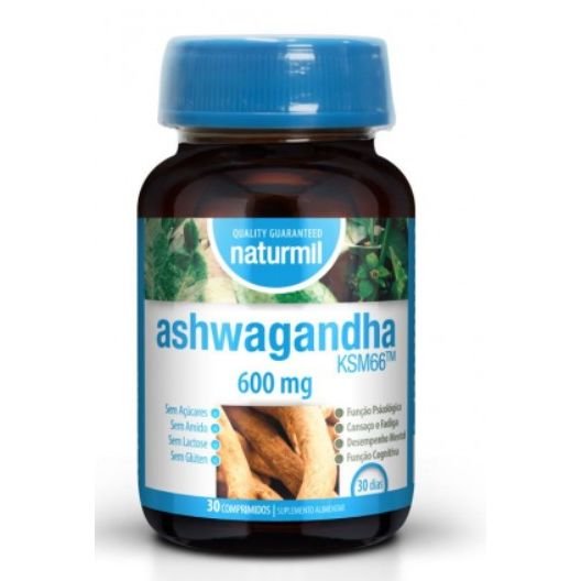 Ashwagandha 600mg. 30comp. Naturmil