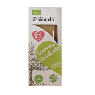 Turrón crema de cacahuete BIO 200gr. El Abuelo