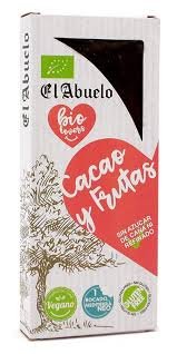 Turrón de cacao y frutas 200gr. El Abuelo