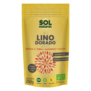 Lino dorado molido sg 250gr. Sol Natural